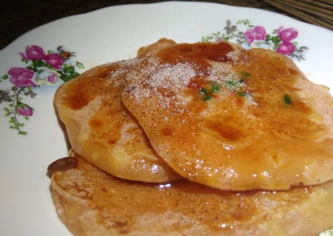 Tutorial Memasak Resep Pancake-pancakean teflon