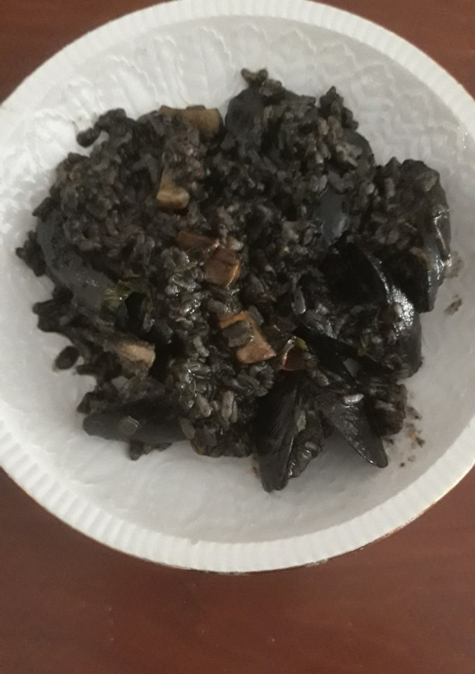Una foto de Arroz negro