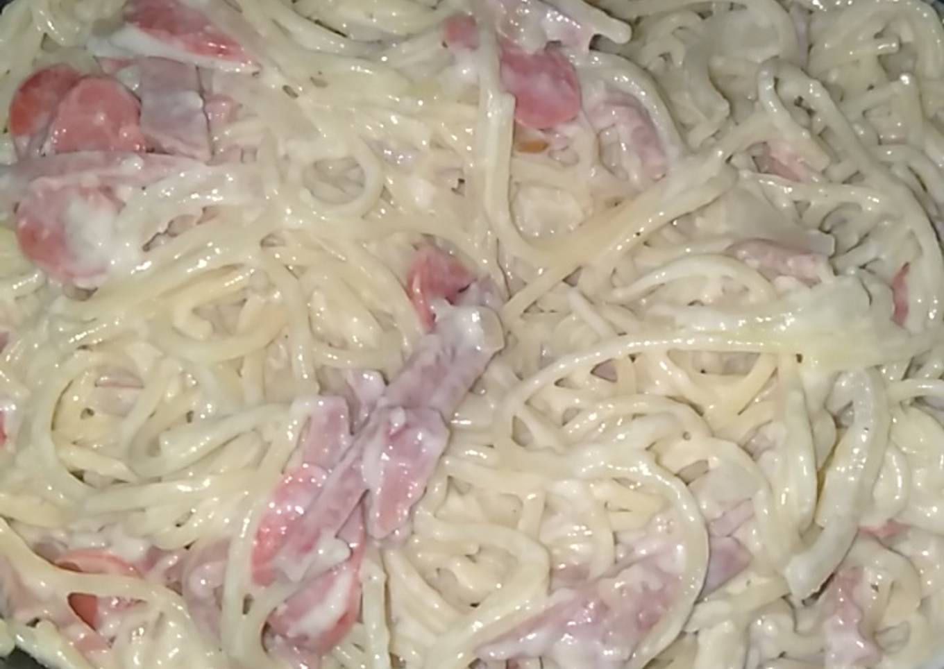 Spagetti Carbonara Rumahan Simpel dan enak