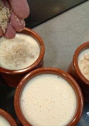Una foto de Panacotta sencilla
