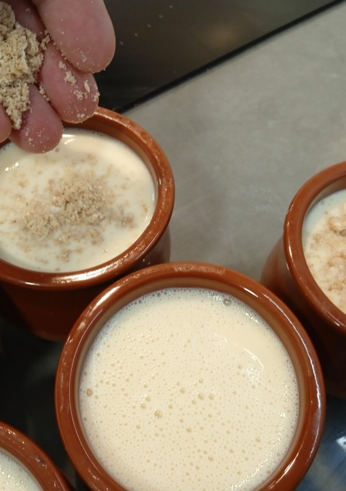 Una foto de Panacotta sencilla