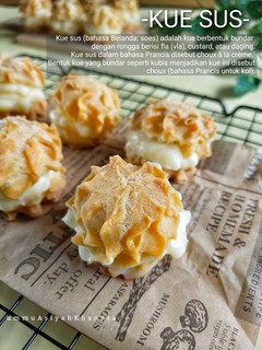 Foto resep Kue sus / soes vla vanilla (kokoh tanpa mixer)