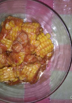 Foto resep Udang jagung saus padang