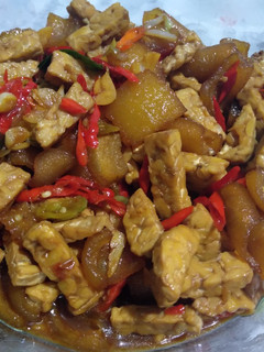 Foto resep Tumis kikil tempe