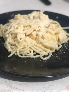 Una foto de Pasta al queso