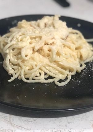 Una foto de Pasta al queso
