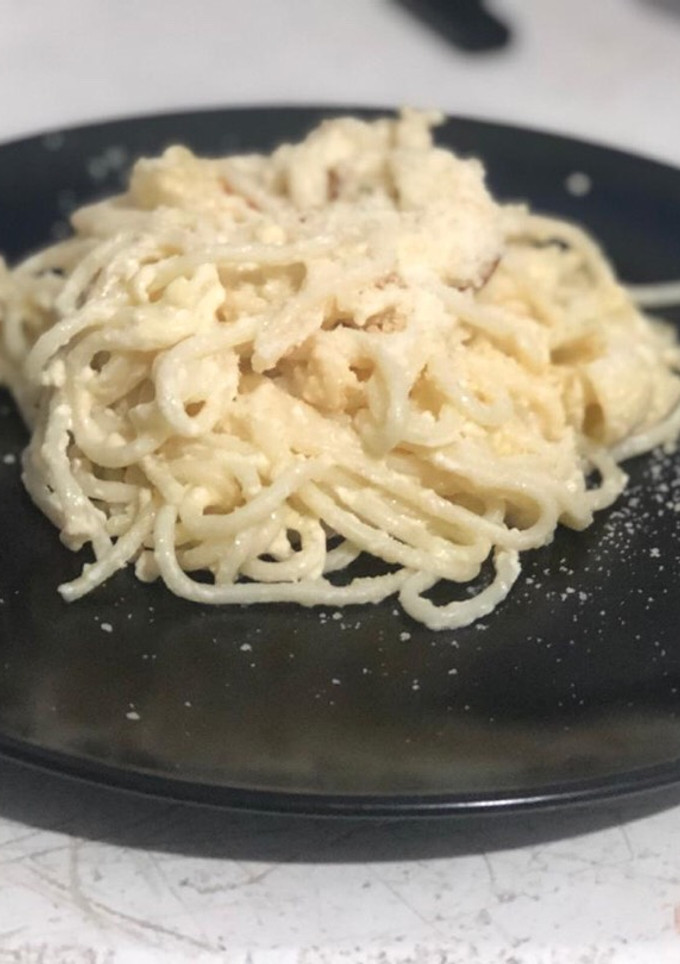 Una foto de Pasta al queso