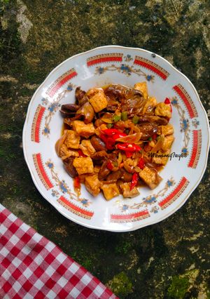 Foto resep Tumis Jantung Ayam Tahu Kecap
