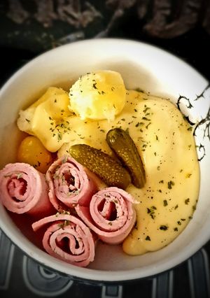 Une photo de Raclette bowl