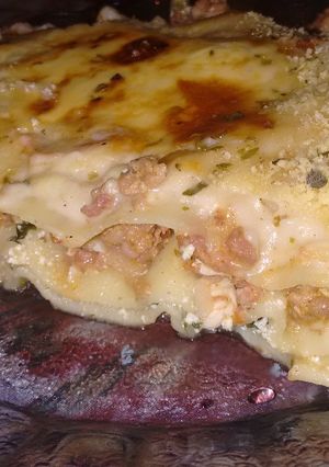 Una foto de Mi primera lasagna
