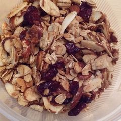 A picture of Cranberry Almond Granola.