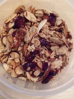 A picture of Cranberry Almond Granola.