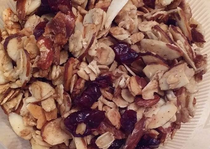 Easiest Way to Make Favorite Cranberry Almond Granola