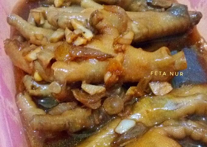 Resep Ceker Bumbu Kecap Oleh Feta Ing Pawon Cookpad