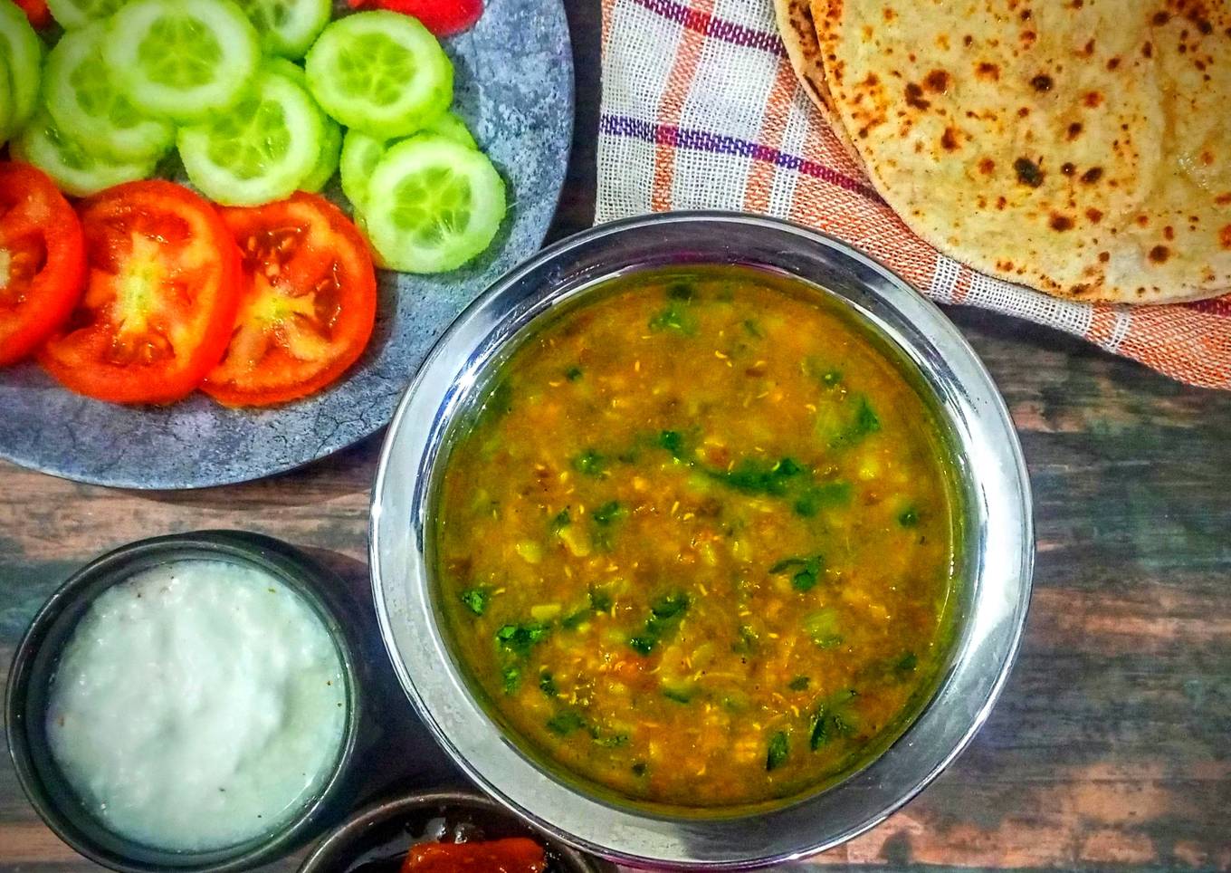 Punjabi sabut moong dal