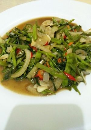 Foto resep Tumis kangkung terasi tiram