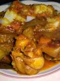Manitas de cerdo en salsa de cerveza a mi manera