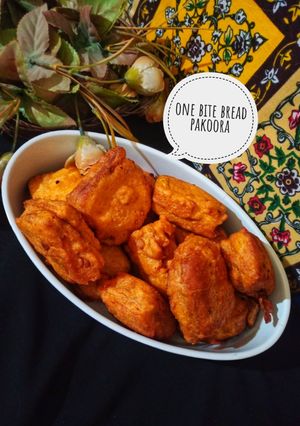 A picture of One bite bread pakora.