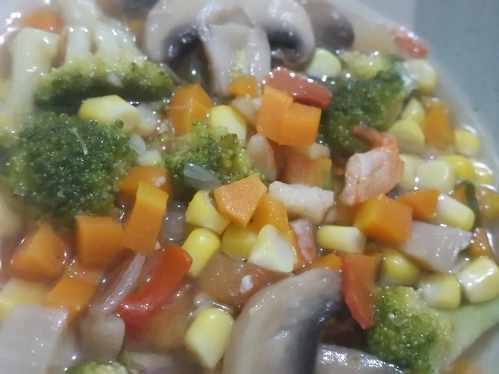 Langkah Gampang Membuat Resep Rainbow Mushroom soup yang  Bikin Ketagihan Anti Ribet, Lezat