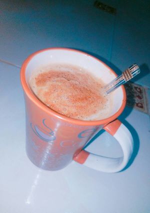 صورة لوصفة حليب بالرغوه 😋