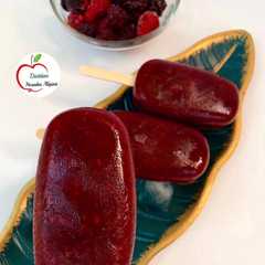 مثلجات التوت طبيعية و صحية 🍒🍓-レシピのメイン写真