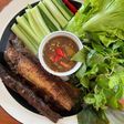Cá Trạch Chiên Giòn Cuốn Bánh Tráng Chấm Mắm Nêm