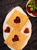 Heart Beet Sandwich