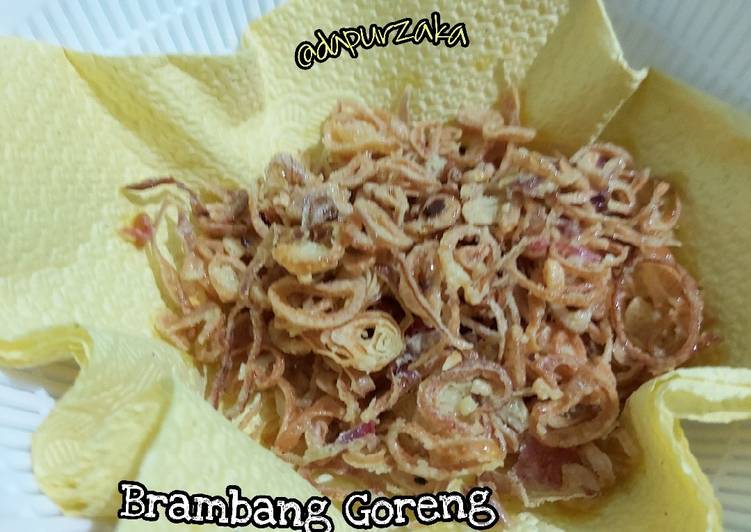 Resep 127》Brambang Goreng Renyah Simpel 😍 yang Sempurna