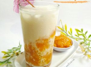 Foto resep Korean Fresh Mango Milk 🍹