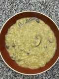 Risotto de champiñones y queso azul 🧀