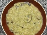 Risotto de champiñones y queso azul 🧀