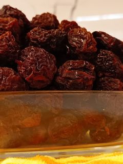 عکسی از دستور خشک کردن آلو قرمز