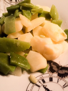 Una foto de Patatas con habichuelas verdes