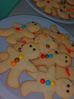 Una foto de Galletitas navideñas!⛄🎅❤️