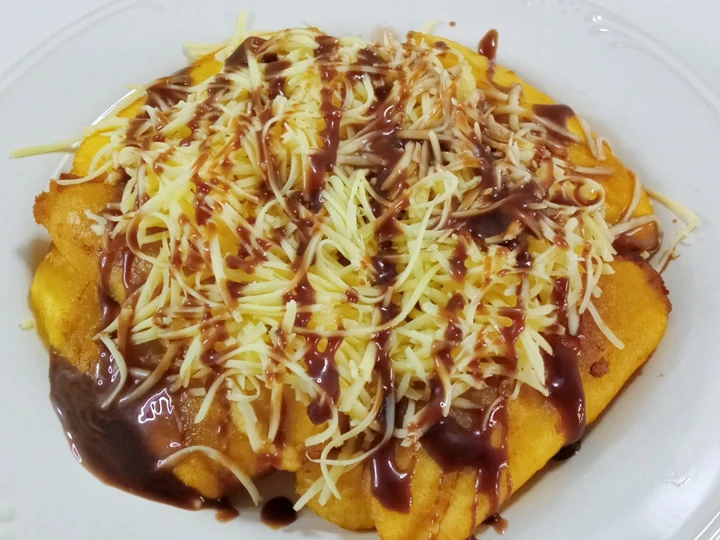 Langkah Mudah untuk Menyiapkan Resep Pisang Goreng Polos Susu Keju 🍌🧀 yang Lezat Anti Ribet, Bikin Ngiler