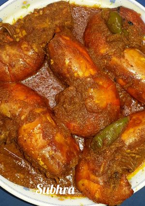 চিংড়ি মাছের কালিয়া (chingri macher kaliya recipe in bengali) রেসিপির প্রধান ছবি