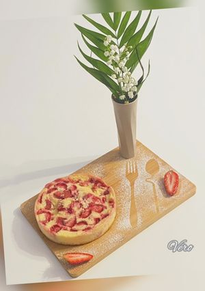 Une photo de Clafoutis aux fraises