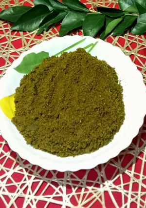 A picture of Curry leaves Dry Chutney.
