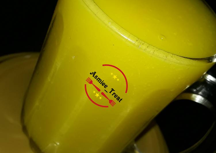 Recipe of Any-night-of-the-week Natural mango juice
