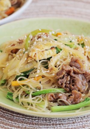 Foto resep Japchae with Beef Korean