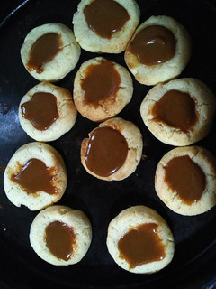 Una foto de Pepas de dulce de leche