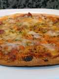 Pizza de Jamón y Queso sin Masa