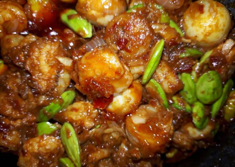 Resep Balado udang simple Anti Gagal