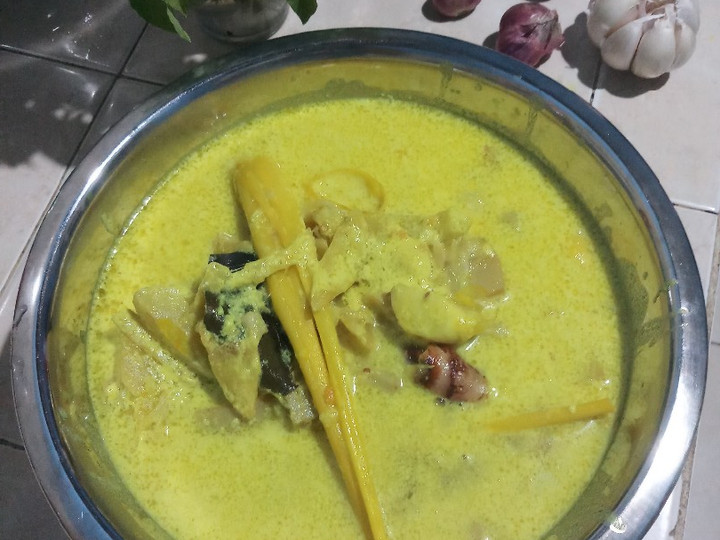 Bagaimana Menyiapkan Sayur nangka kuah santan, Bikin Ngiler