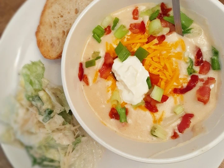 Easy Ways Prepare Recipes Ultimate loaded potato Soup the Delicious Tasty.