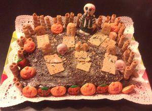 Una foto de Tarta cementerio