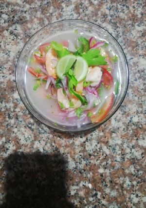 Una foto de Ceviche de camarón 🦐