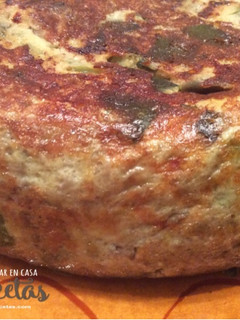 Una foto de Tortilla de berenjenas y calabacines