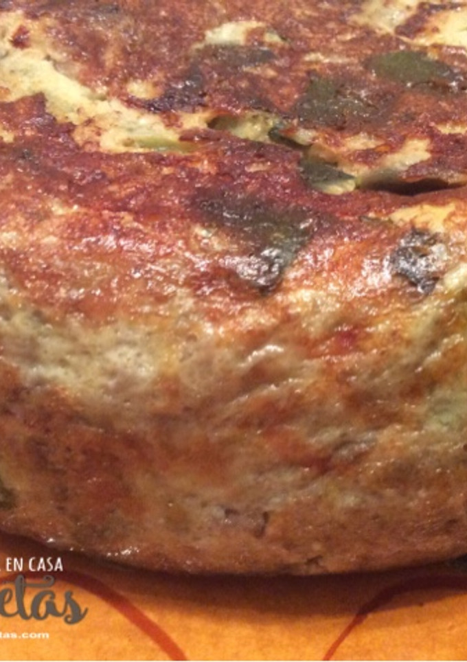Una foto de Tortilla de berenjenas y calabacines