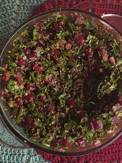 صورة لوصفة تبولة الشمندر بالكينوا
